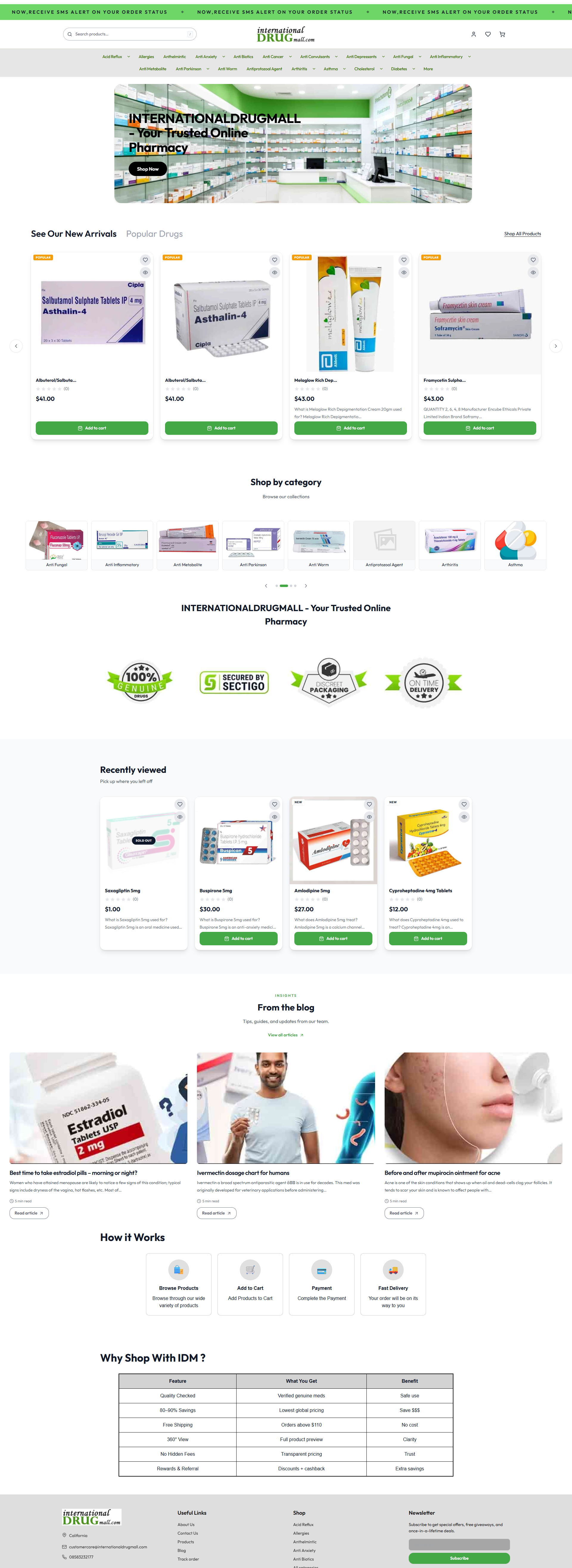 Internation pharmacy